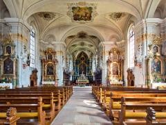 Innenraum der Stiftskirche St. Margarethen 