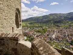 Blick von der Kastelburg auf Waldkirch