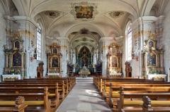 Innenansicht St. Margarethen Kirch Waldkirch