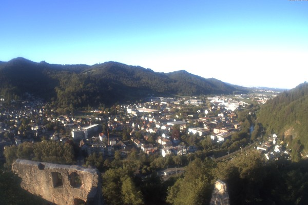 Aktuelle Bilder der Webcam mit Blick in Richtung Freiburg