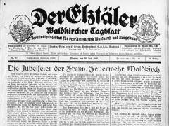 Historische Zeitungsausgabe.