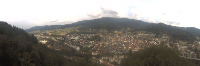 Aktuelle Bilder von Waldkirch mit Blick das Elztal hinauf