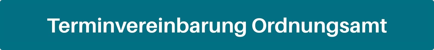 Vor blauem Hintergrund steht "Terminvereinbarung Ordnungsamt". Link zur Terminvereinbarung Ordnungsamt.